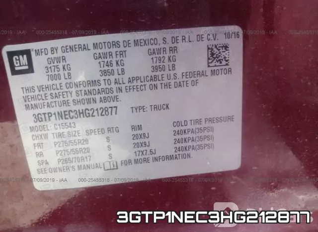 3GTP1NEC3HG212877 фото 10