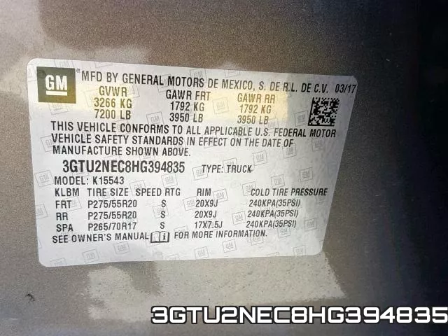 3GTU2NEC8HG394835 фото 2