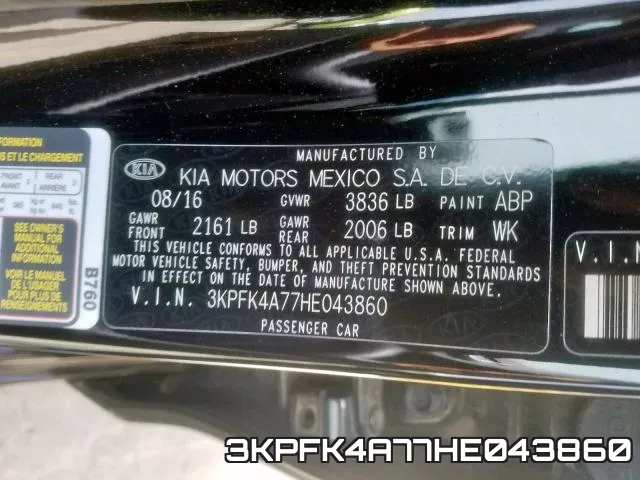 3KPFK4A77HE043860 фото 2