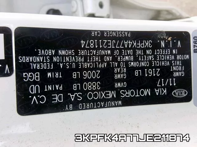 3KPFK4A77JE211874 фото 2
