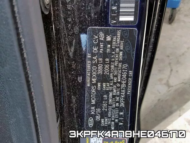 3KPFK4A78HE046170 фото 2