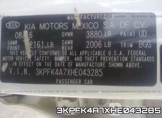 3KPFK4A7XHE043285 фото 10