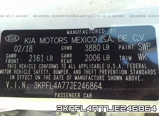 3KPFL4A77JE246864 фото 10