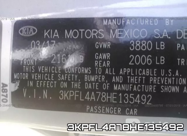 3KPFL4A78HE135492 фото 10