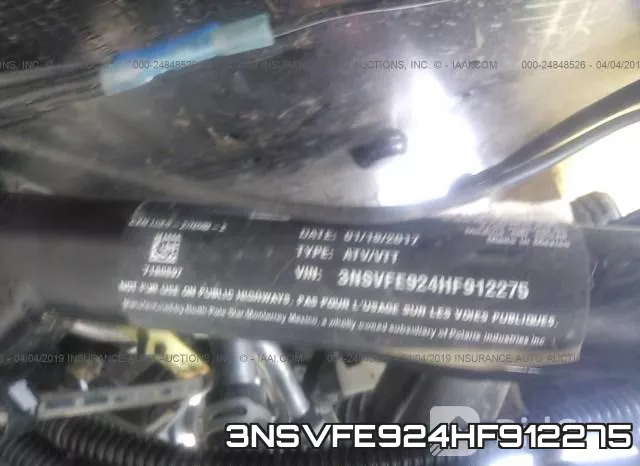 3NSVFE924HF912275 фото 2