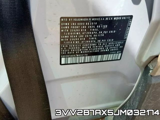 3VV2B7AX5JM032174 фото 2