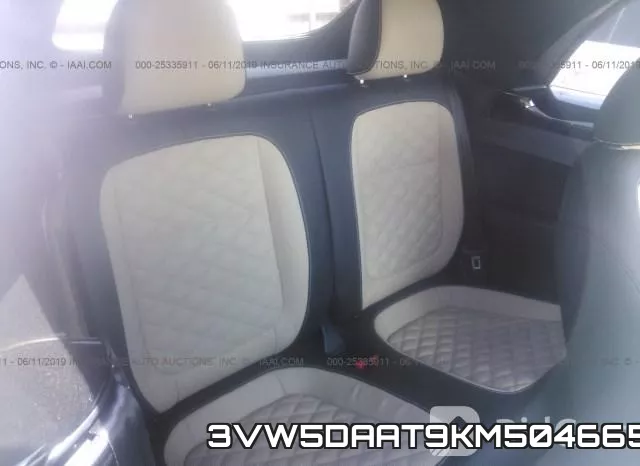 3VW5DAAT9KM504665 фото 9