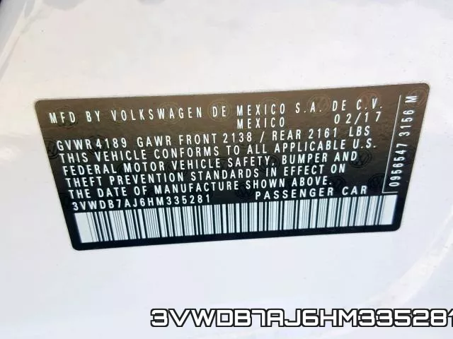 3VWDB7AJ6HM335281 фото 2