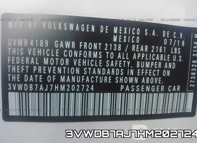 3VWDB7AJ7HM202724 фото 10