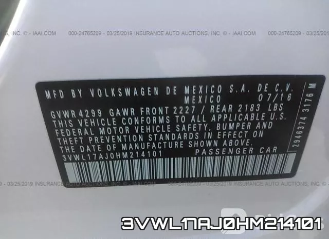 3VWL17AJ0HM214101 фото 10