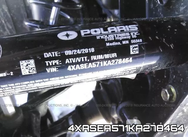 4XASEA571KA278464 фото 10