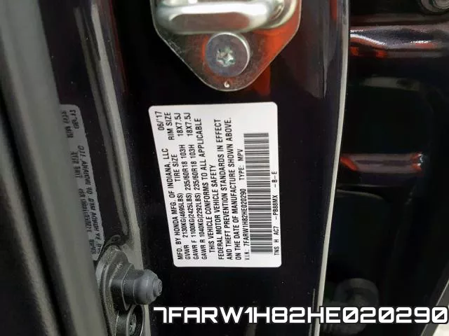 7FARW1H82HE020290 фото 2