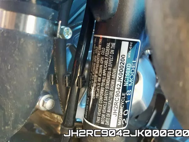 JH2RC9042JK000200 фото 2