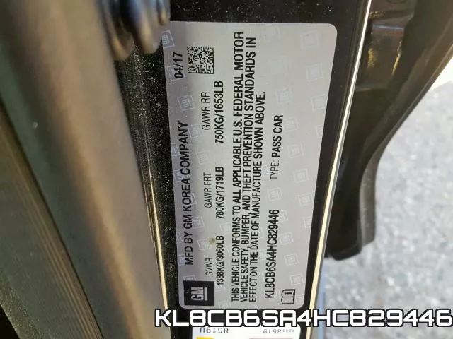 KL8CB6SA4HC829446 фото 2