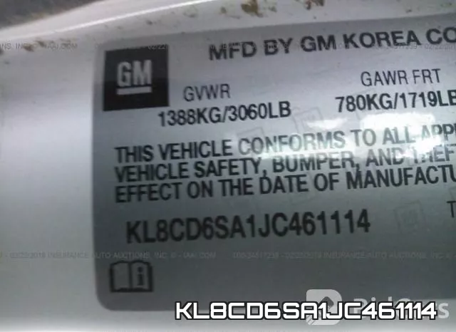 KL8CD6SA1JC461114 фото 10