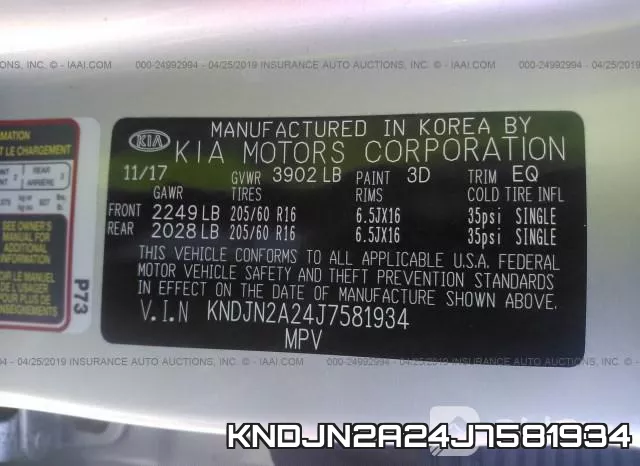 KNDJN2A24J7581934 фото 10