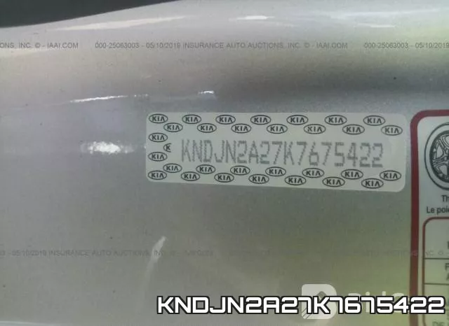 KNDJN2A27K7675422 фото 10