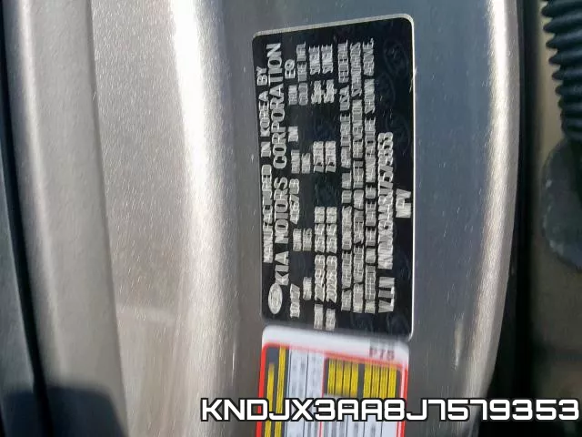 KNDJX3AA8J7579353 фото 2