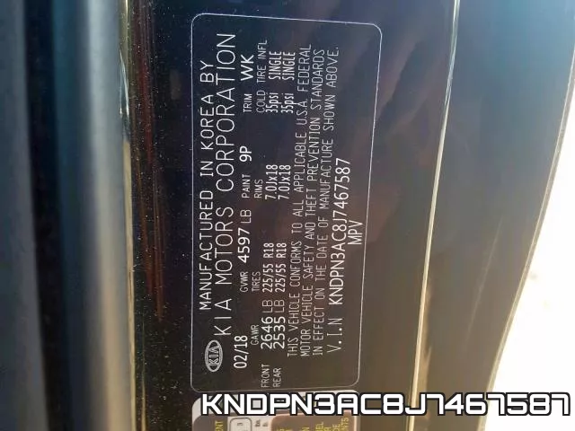 KNDPN3AC8J7467587 фото 2