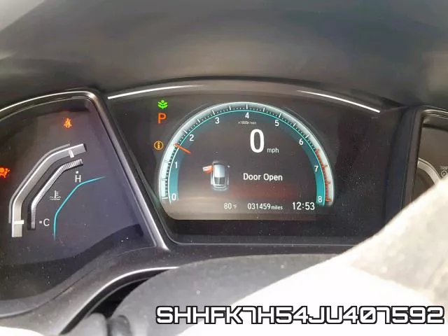SHHFK7H54JU407592 фото 9