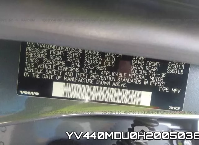 YV440MDU0H2005038 фото 10
