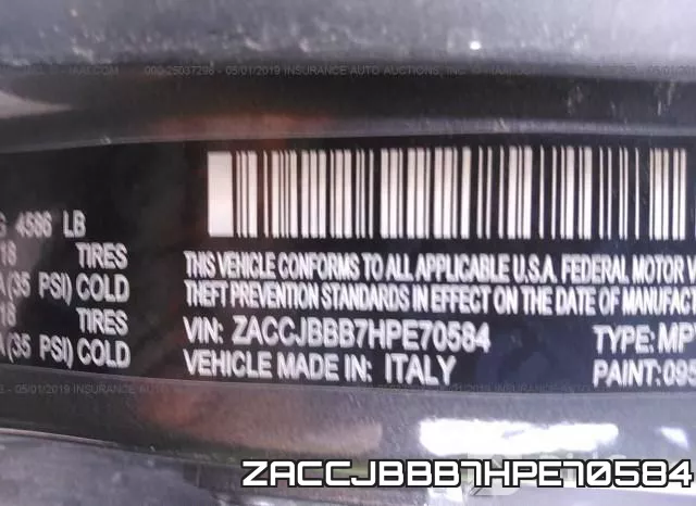 ZACCJBBB7HPE70584 фото 10