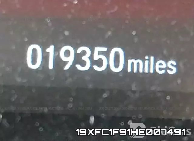 19XFC1F91HE007491 фото 8