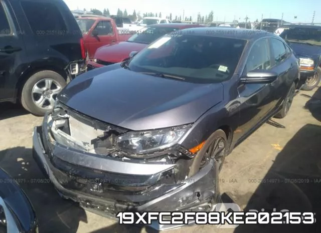 19XFC2F88KE202153 фото 3