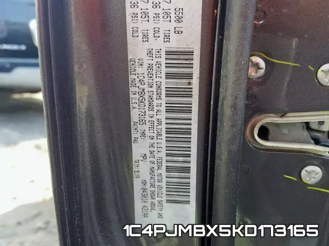 1C4PJMBX5KD173165 фото 2