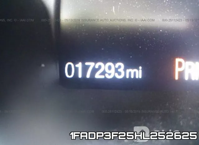1FADP3F25HL252625 фото 7