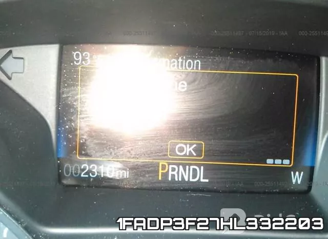 1FADP3F27HL332203 фото 8