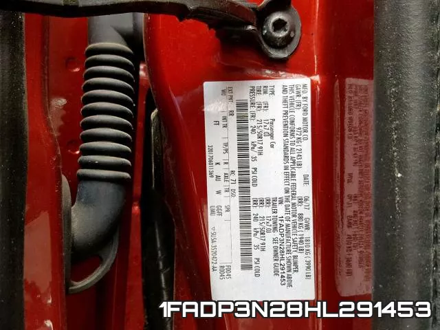 1FADP3N28HL291453 фото 2