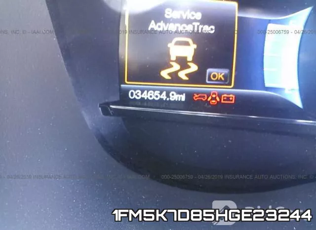 1FM5K7D85HGE23244 фото 8