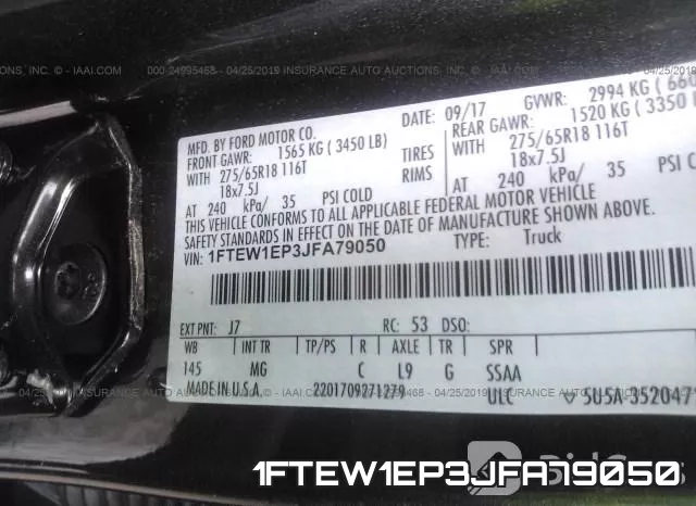 1FTEW1EP3JFA79050 фото 10