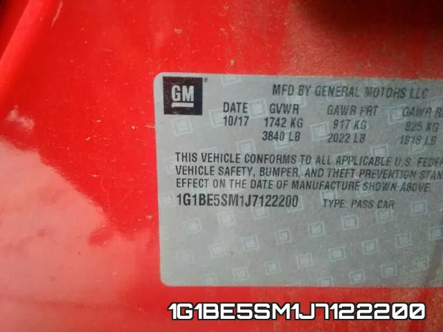 1G1BE5SM1J7122200 фото 2