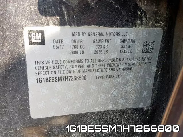 1G1BE5SM7H7266800 фото 2