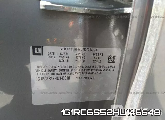 1G1RC6S52HU146648 фото 9