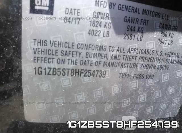 1G1ZB5ST8HF254739 фото 10