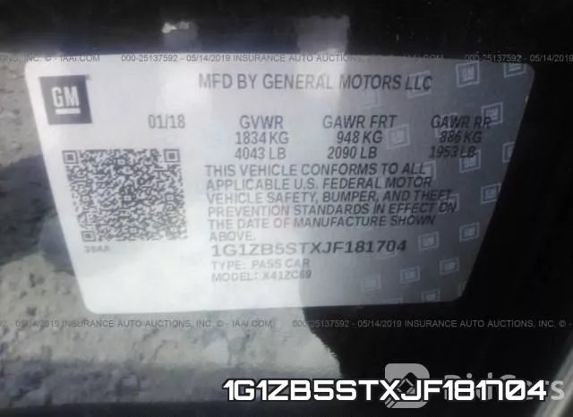 1G1ZB5STXJF181704 фото 10