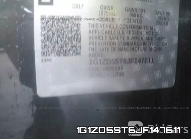 1G1ZD5ST6JF147611 фото 10