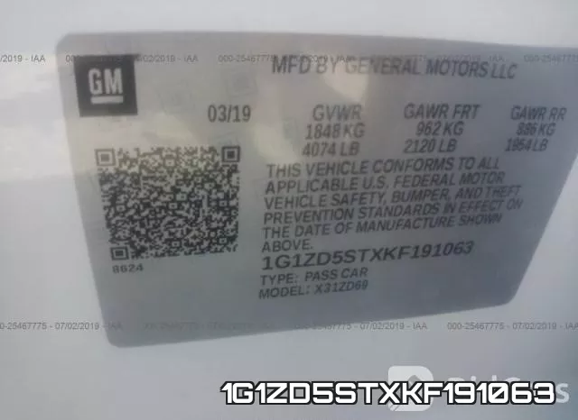 1G1ZD5STXKF191063 фото 10