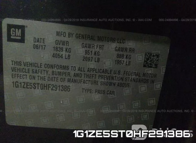1G1ZE5ST0HF291386 фото 10