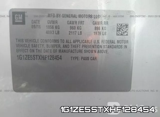 1G1ZE5STXHF128454 фото 10