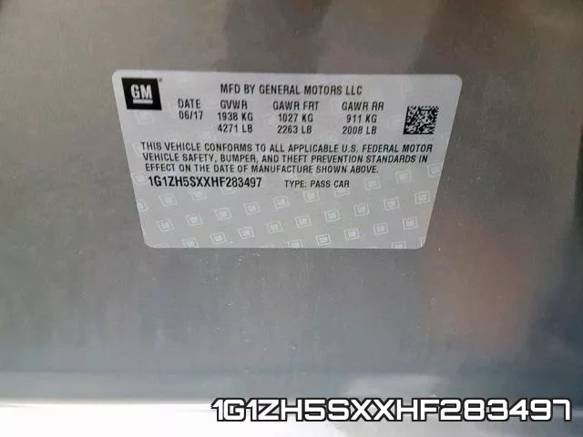 1G1ZH5SXXHF283497 фото 2