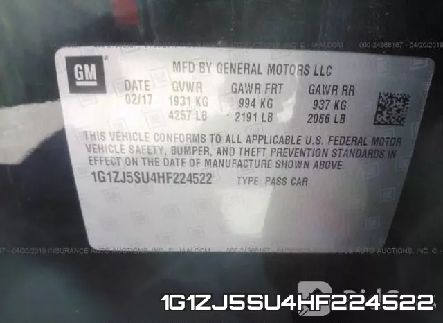 1G1ZJ5SU4HF224522 фото 10