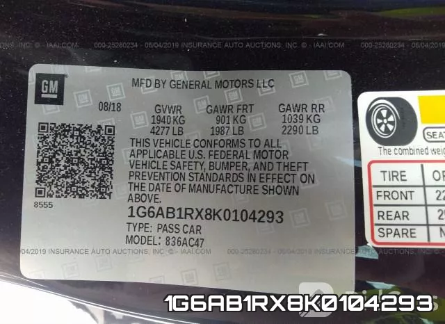 1G6AB1RX8K0104293 фото 10