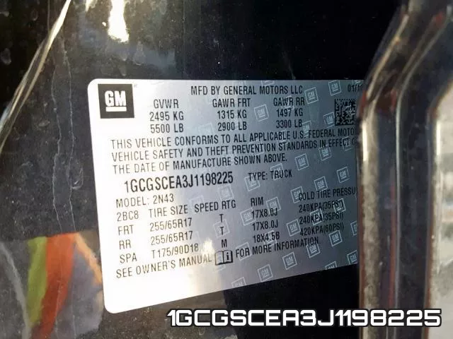 1GCGSCEA3J1198225 фото 2