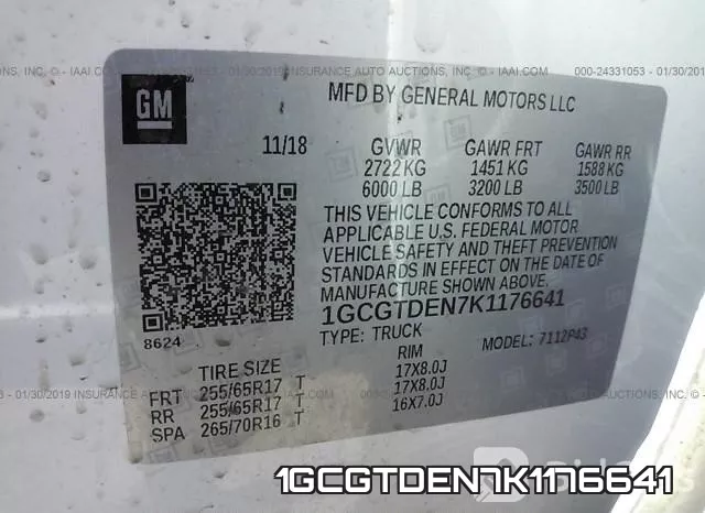 1GCGTDEN7K1176641 фото 10