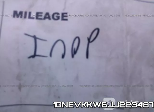 1GNEVKKW6JJ223487 фото 8