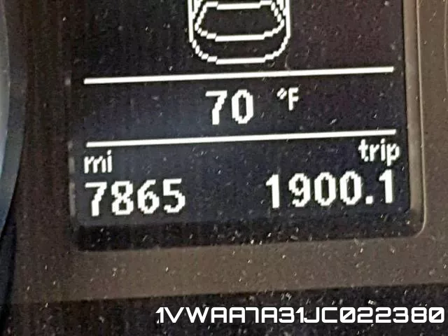 1VWAA7A31JC022380 фото 8